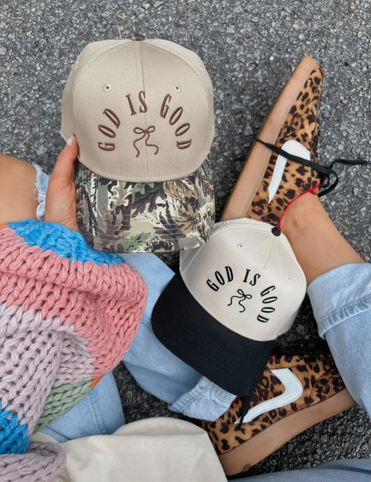 God is Good  Embroidered Hat